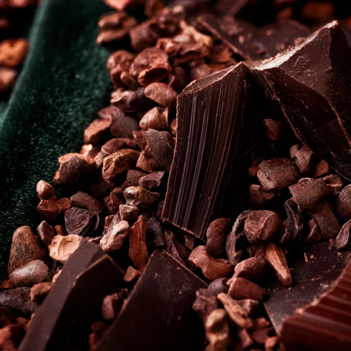 Dark cacao — visual metaphor for B. breve