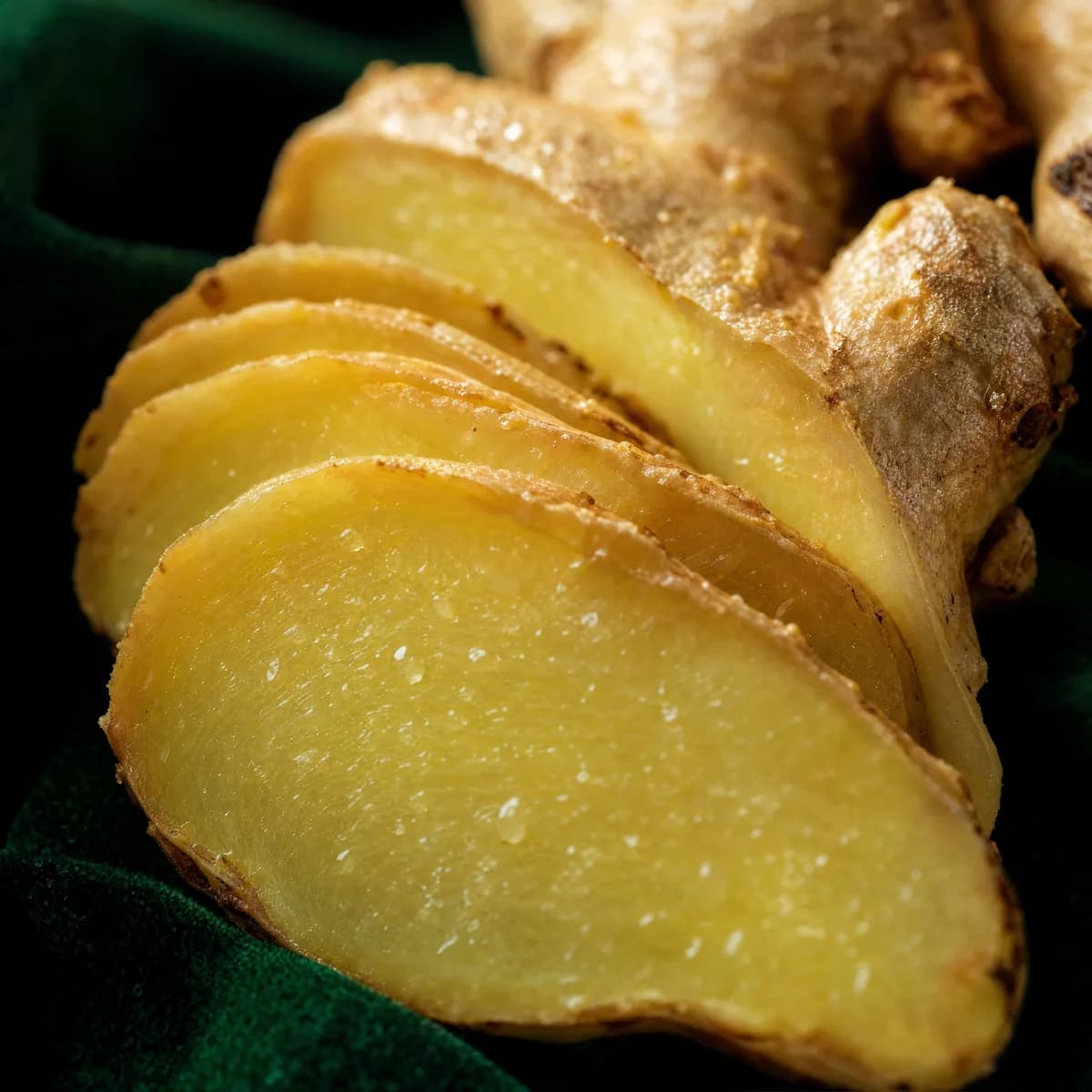 Fresh ginger — visual metaphor for L. plantarum