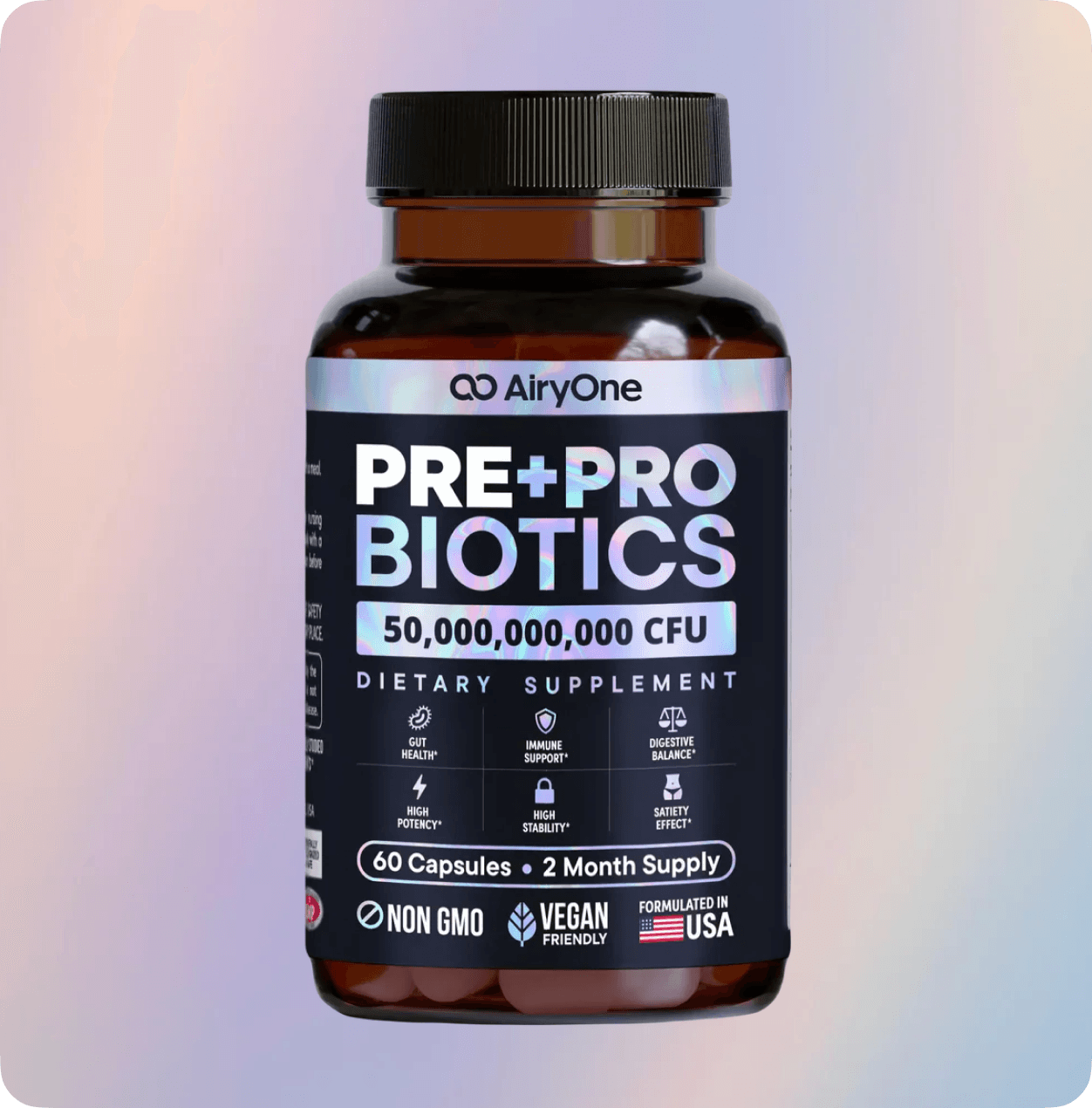 Clean skin and gut-friendly supplements